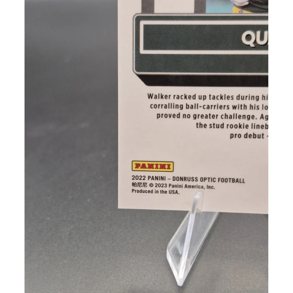 2022 Donruss Optic Quay Walker #248 Rated Rookie Silver Wave Prizm /300 Packers